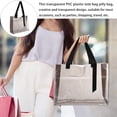 thumbnail image 5 of Tote Bag Storage Bags Shoulder Women Single-shoulder Woman Plastic Organizer Miss, 5 of 6