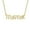 Gold, variant on Bling Jewelry Womens Name Plated MAMA Pendant Necklace for Mother Wife 14K Rose Gold Sterling Silver