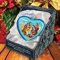thumbnail image 3 of GDeBrekht 753-081 Nativity Heart Glass Ornament, 3 of 5