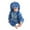 Blue, variant on Hwmodou Boys Jumpsuits Fuzzy Flannel Childrens Loose Cute Cartoon Animal Pajamas Childrens Fuzzy Zipper Crawling Clothes Toddlers Fall Winter Party Jumpsuit,18-24M
