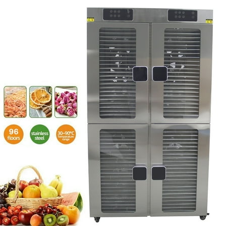 Commercial 96 Layer Food Dryer Machine Fruit Vegetable Food Dehydrator Pet Food Dehydrator 220V