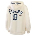 thumbnail image 4 of Women's WEAR by Erin Andrews Cream Detroit Tigers Full-Zip Hoodie, 4 of 4