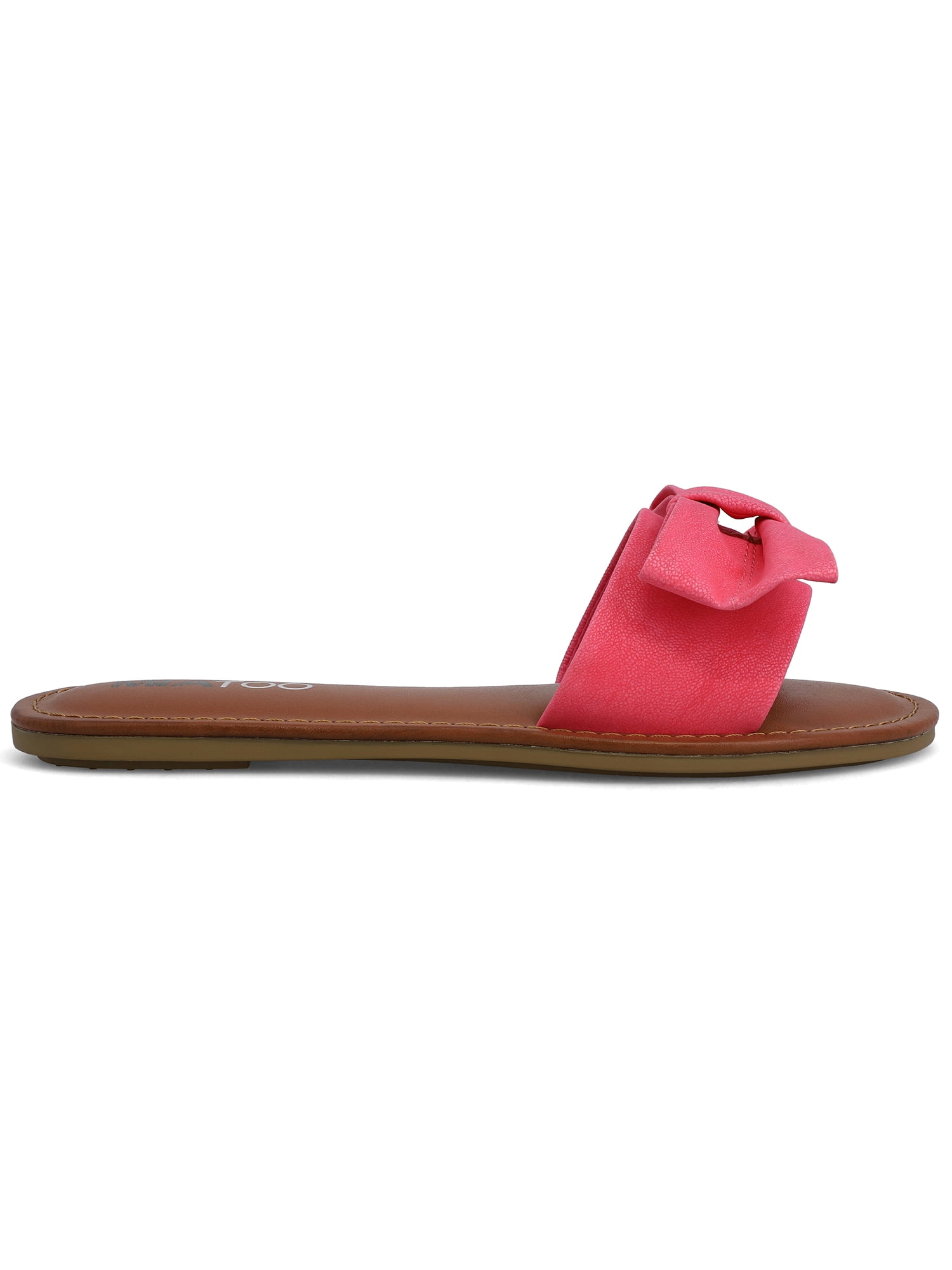 MIA TOO Women's Blonddie Flat Bow Slide Sandal