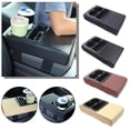 thumbnail image 4 of Universal Car Armrest Pad Cover PU Leather Auto Center Console Protector Stor ` V2B3, 4 of 7