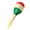 Color 2, variant on Maracas Hardwood Sand Hammer Shaker with Beautiful Patterns Educational Percussion Musical Instrument Kid Toy