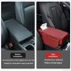 thumbnail image 5 of Sintético para Reposabrazos Coche con Compartimento para Pañuelos Almohadilla Espuma Viscoelástica Cojín Protector para Reposabrazos Central Coche Soporte C, 5 of 7