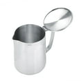 thumbnail image 4 of Tasse à café en Acier Inoxydable Tasse à Lait mousseur pichet avec Couvercle pour Latte café Art(1500ML), 4 of 12