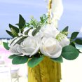 thumbnail image 6 of PENIKOKO Centerpiece Flower Balls for Decoration White Plastic 1Pack, 6 of 8