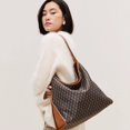 thumbnail image 2 of Bolso de mano con flores antiguas para mujer, novedad de 2024, bolso de viaje retro, gran capacidad, sensación relajada, individual, 2 of 5