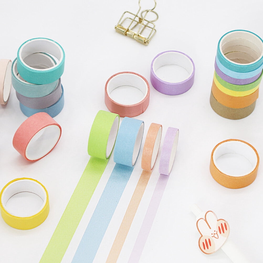 Set of 5 Multipurpose Hand Decor Tapes for Kids, Crafting, School, and Home Use