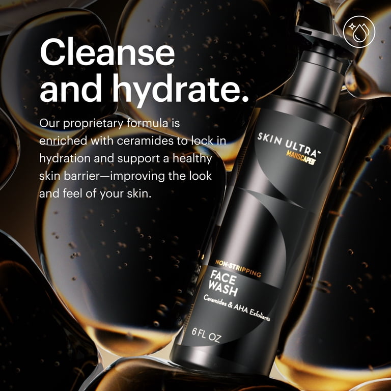 Manscaped Skin Ultra Face Wash, Exfoliating Cleanser, 6 fl oz photo 3