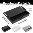 thumbnail image 3 of Under Desk Drawer Adhesive Storage Box, Hidden Plastic Slide Out Organizer for Office Desk, Small Drawer for Pens Jewelry Makeup Kitchen Supplies, 3 of 5