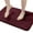 Burgundy, variant on Extra Thick Memory Foam Bath Rug (17x24 Dark Purple) Non Slip Absorbent Super Cozy Velvet Bathroom Mat, Luxury Soft Plush Small Carpet for Bath Room Shower Floor Tub, Machine Wash Dry