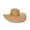 Brown, variant on Round Crown Big Brim Straw Hat