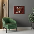 thumbnail image 3 of Inspirational Wall Art I Can And I Will Wall Art Motivational Motto Inspiring Prints Artwork Decor Ready to Hang Unframed, 3 of 9