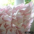 thumbnail image 5 of Cushion Cover Custom, Soft Pink Pillows Cover, Solid Pillow Cases, Throw Pillow Covers 12x12 inch (30x30 cm), Satin Square Pillowcases, Vintage Style Ruffles - Vintage Soft Pink, 5 of 10