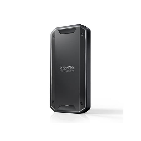 SanDisk Professional - PRO-G40 SSD 2TB External Thunderbolt 3 and USB-C NVMe Portable SSD - Black