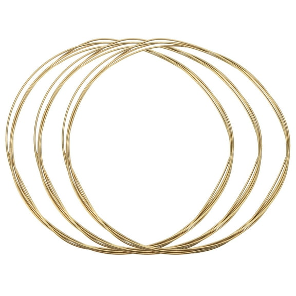 Uxcell 3 Pcs 16 Gauge Soft Brass Wire, 8 Feet Bare Pure Brass Solid Wire for DIY