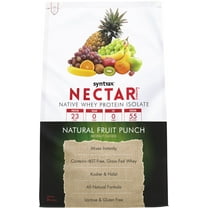 Syntrax Nectar Native Whey Protein Isolate Powder - Natural Fruit Punch - 2 Pounds, Pack of 1