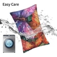 thumbnail image 5 of KLL Colorful Butterfly Cluster Pillow Covers Envelope Closure,Super Soft and Cozy Fuzzy Fleece Pillow Case Cover 20"x30", 5 of 5