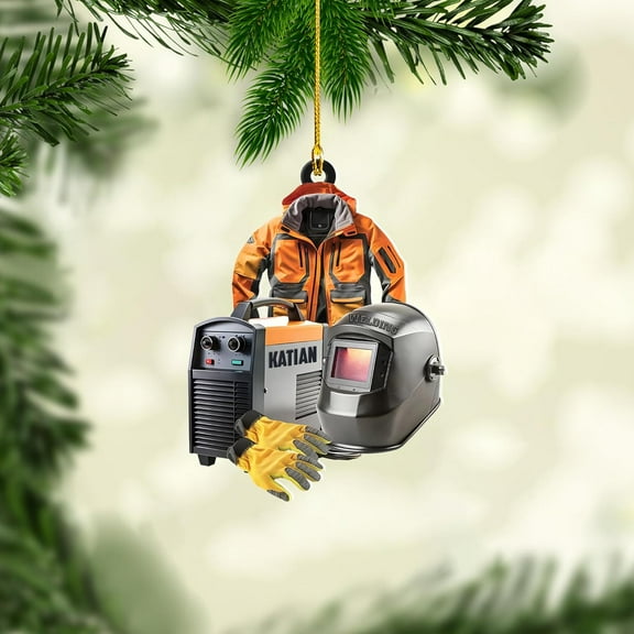 Personalized Welder Ornaments Custom Name Welder Christmas Ornament Custom Welder Gifts Welder Ornaments for Christmas Tree Welder Christmas Ornament (WD33) - 3134