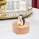 thumbnail image 4 of Caja de música de madera con formas de animales giratoria, adorno artesanal creativo básico. Erizo, 4 of 8