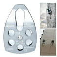 thumbnail image 3 of Portable Rope Pulley Smooth Rigging Climbing Accessory Locking Accessories Protective Quickdraw Rescue Remedy for Mountaineering Gray, 3 of 7