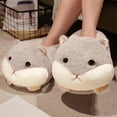 thumbnail image 6 of Wovix Unisex Novelty Cute Animal Feet Slippers Indoor House Plush Slippers Funny Christmas Gifts Comfy Closed Back Gifts For Daily House Shoes, 6 of 6