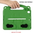 thumbnail image 3 of Dteck Crossbody Case For 10.2 iPad 8th Generation / iPad 7th Generation / iPad Pro 10.5 / iPad Air 3, Anti-Drop Shock Proof Light Weight Convertible Handle Kickstand Cover with Shoulder Strap, Green, 3 of 5
