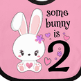 thumbnail image 4 of Inktastic Somebunny is Two-second Birthday Bunny Boys or Girls Baby Bib, 4 of 4