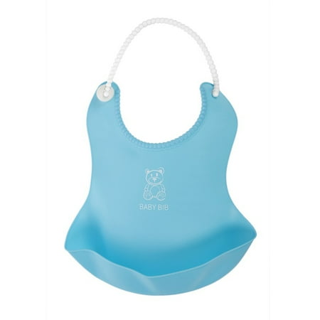 

Baby Toddler Kids Cute Waterproof Lunch Bibs（blue）