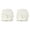 White*2, variant on 2 Pack Breathable Mesh Pet Head Guard, Anti-Bite Anti-Eating Face Cover Snood for Small Dogs & Cats, Protective Net Prevents Foxtail, Thorn & Debris Ingestion, Yellow 2PCS