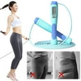 thumbnail image 5 of BLEEUS Counting Jump Rope Digital Jump Rope With Counter For Adults Fitness Supplies (Blue), 5 of 10
