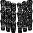 thumbnail image 1 of Vaso Skylety de 16 onzas con versículos bíblicos cristianos negros, paquete de 20 unidades, 1 of 7