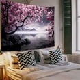 thumbnail image 4 of JANS.NO1 Japanese Tapestry Wall Hanging, Asian Cherry Blossom Tapestry Mountain Landscape Calming Lake Ocean Backdrop Nature Tapestries for Bedroom Aesthetic Living Room Wall Art Decor, 4 of 6