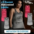 thumbnail image 5 of Sweat Activated T Shirt for Workout with Hidden Inspirational Message For sweating Plus Size X-Large, 5 of 6