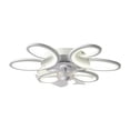 thumbnail image 1 of Lámpara colgante silenciosa para ventilador de techo, ideal para garaje, comedor y dormitorio. blanco, 1 of 6