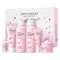 thumbnail image 1 of LAIKOU- Set de cuidado de la piel JAPAN SAKURA Sets de regalo de belleza para mujeres Kit de cuidado de la piel con limpiador, t&oacute;nico, loci&oacute;n, suero,, 1 of 8