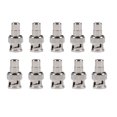 thumbnail image 3 of BNC M/F Connectors, Metallic Silver BNC Cable Adapter, Metal Alloy For CCTV System Surveillance, 3 of 8