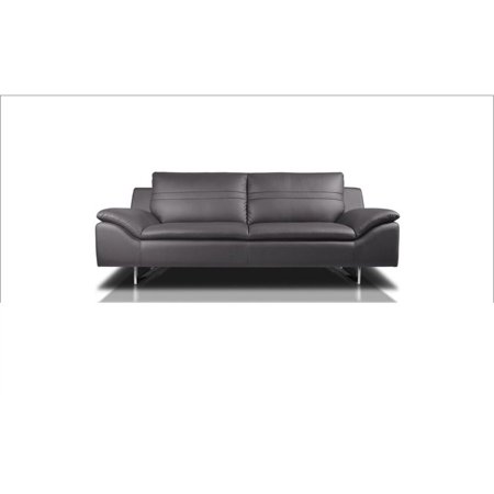 New Spec Leather Sofa In Shadow Gray Walmart Com