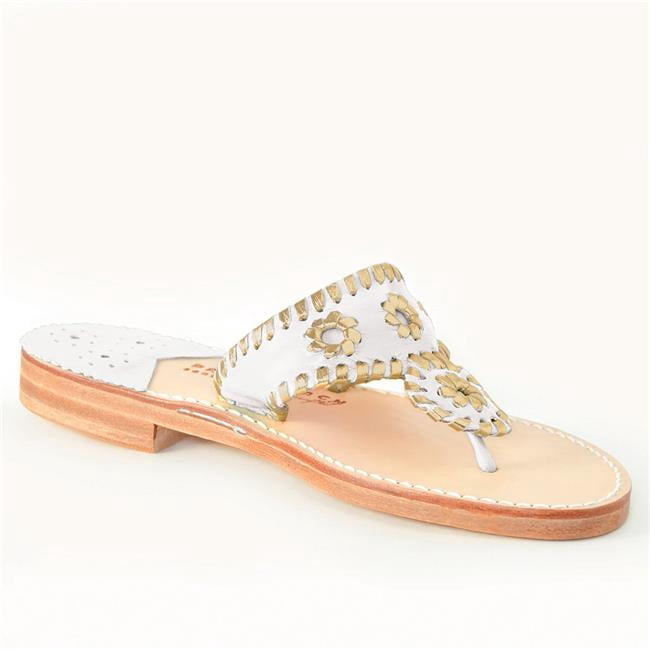 white beach sandals