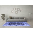 thumbnail image 3 of Ahgly Company Indoor Rectangle Oriental Blue Traditional Area Rugs, 2' x 5', 3 of 4