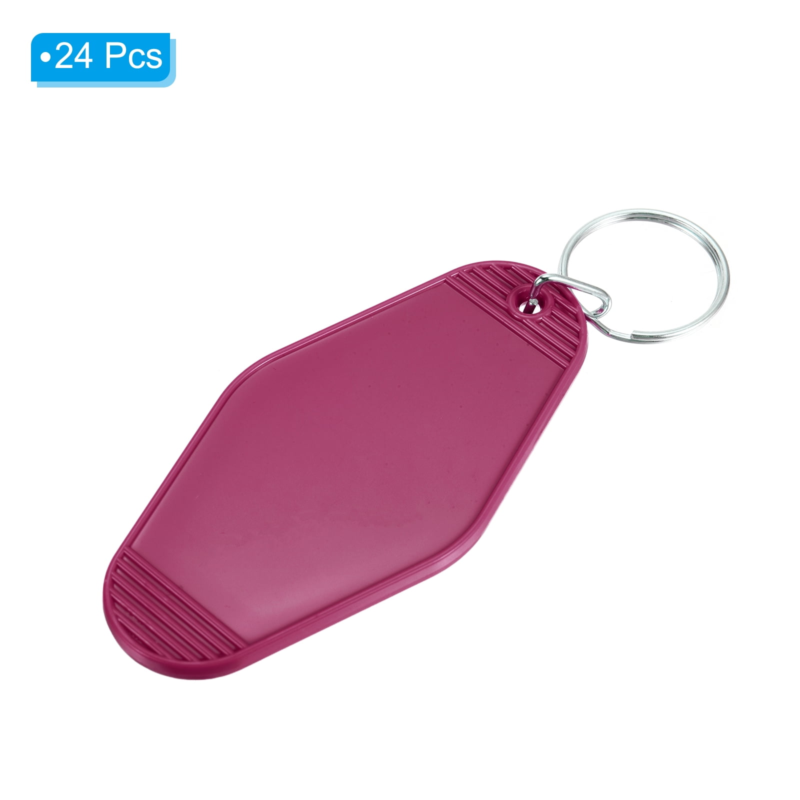 Unique Bargains Vintage Motel Keychain Hotel Keychains Key Tags Dark Red