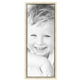 thumbnail image 2 of ArtToFrames 18" x 47" Silver with Black Lip Picture Frame, 18x47 inch Multi Wood Poster Frame (WOM-5193),  Pack, 2 of 7