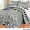 thumbnail image 5 of Home Soft Things  Oversized Matte Satin 4-piece Bedspread Set Taupe 110" x 120", Queen, 5 of 5