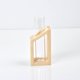 thumbnail image 1 of MERRYHAPY Florero Tubo De Vidrio Beige Con Soporte De Madera Para Plantas Hidroponicas Decorativas, 1 of 8