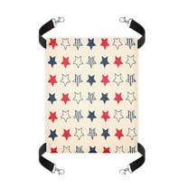 Reversible Pet Hanging Hammock Soft Breathable Pet Cage Hammock with Metal Hooks Double Sided for Small Dog Rabbits