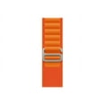 thumbnail image 5 of Apple Watch Ultra - 49 mm - titanium - smart watch with Alpine Loop - textile - orange - band size: M - 32 GB - LTE, Wi-Fi, Bluetooth, UWB - 4G - 2.16 oz, 5 of 6