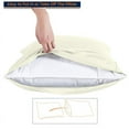 thumbnail image 6 of HNB Store 600 TC Egyptian Cotton Full XL Bed Sheet Set Include's - 18" inch Deep 4 Piece Sheets | Ivory Solid, 6 of 6