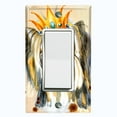 thumbnail image 1 of Metal Light Switch Plate Cover Cute Shih Tzu Golden Crown Outfit DOG014, 1 of 13